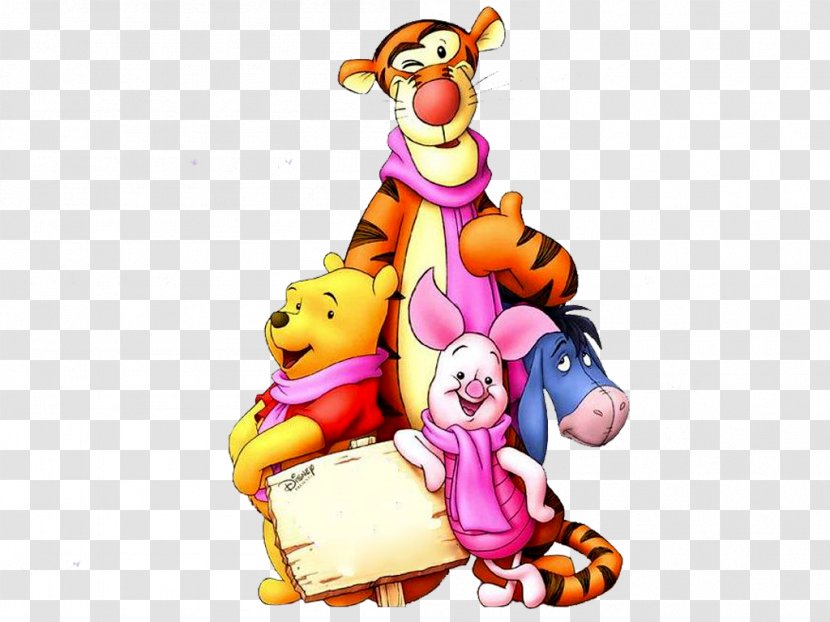 Winnie-the-Pooh Tigger Piglet Eeyore Roo - Winnie The Pooh And Christmas Too - Mascaras Transparent PNG