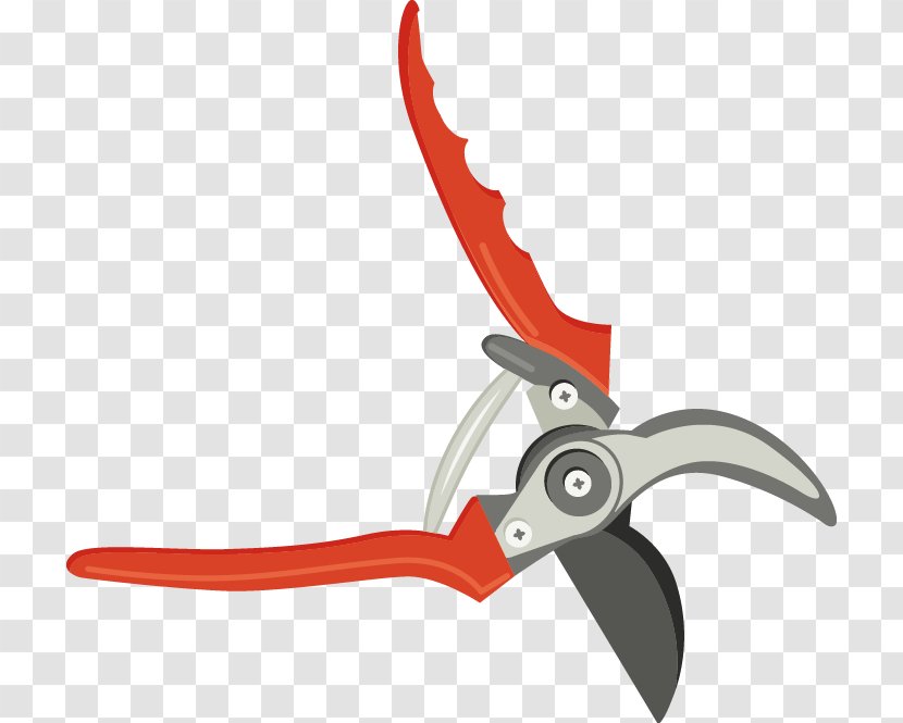 Pliers Scissors Pruning Shears Tool - Vector Material Transparent PNG