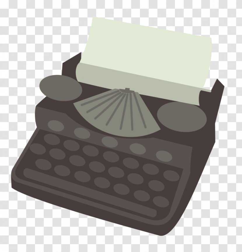 Typewriter Pony Cutie Mark Crusaders Smith Corona Canterlot - Office Equipment Transparent PNG