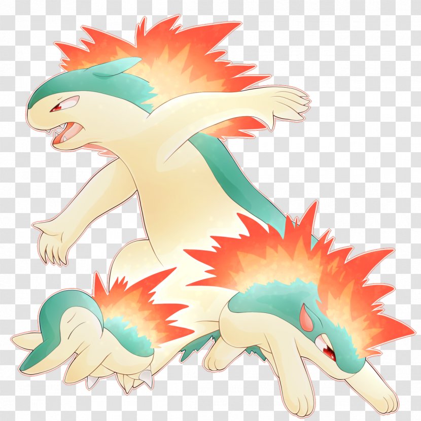 Typhlosion Quilava Cyndaquil Totodile Croconaw - Animal Figure - Insignia Transparent PNG