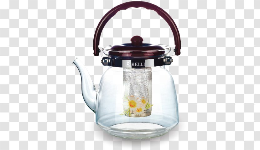 Kettle Teapot Glass Infuser - Electric Transparent PNG