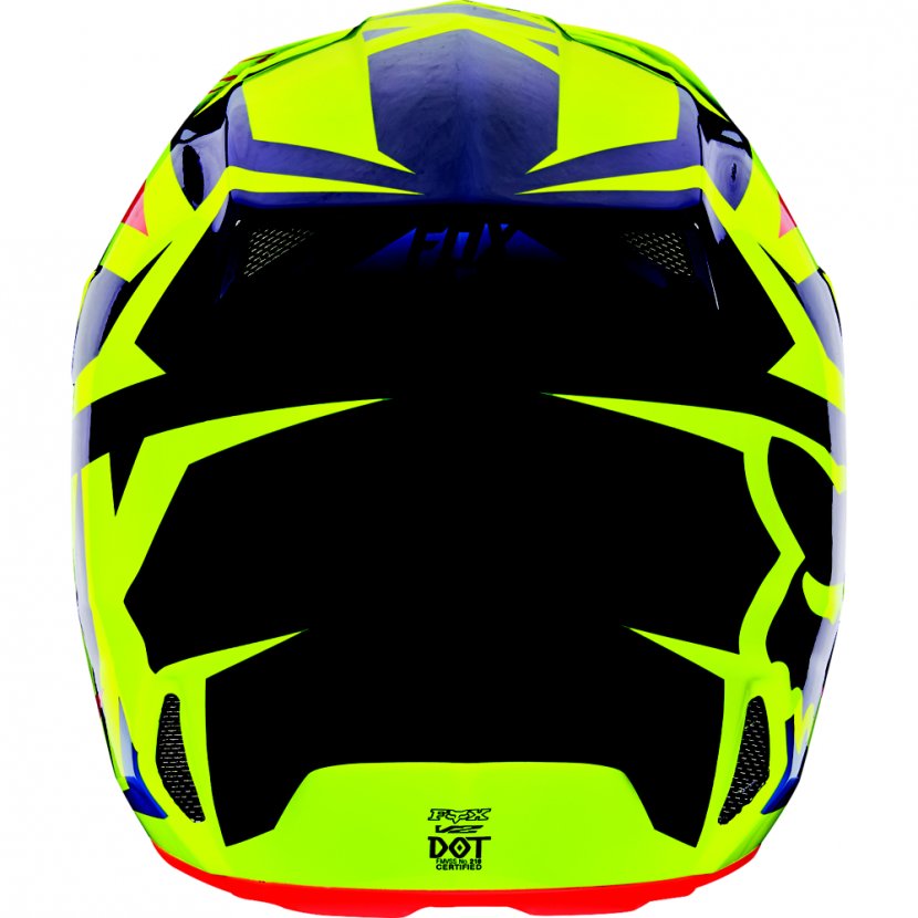 Motorcycle Helmets Fox Racing V2 Race Helmet Motocross - Bicycle - Alias Mx Gear Transparent PNG