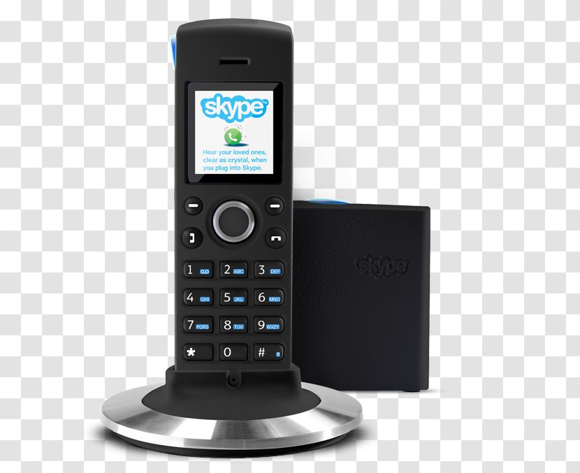 Mobile Phones Cordless Telephone Handset Dualphone - Gadget - Skype Transparent PNG