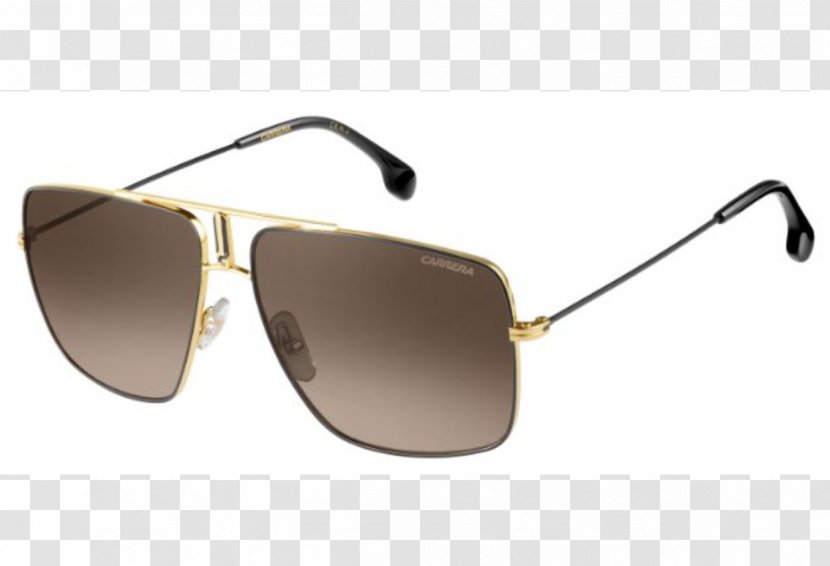 Carrera Sunglasses Gold Color - Polarized Light Transparent PNG