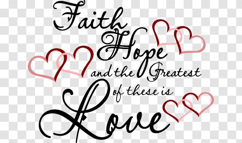 Faith Hope Clip Art - Cartoon Transparent PNG