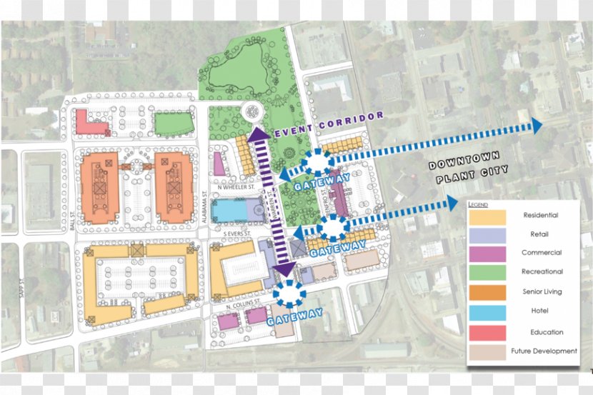 Map Urban Design Plan - Area Transparent PNG