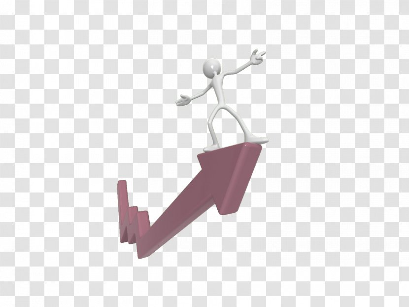 Continual Improvement Process Sustainability Organization Business - 3d Character Standing On Arrow Transparent PNG
