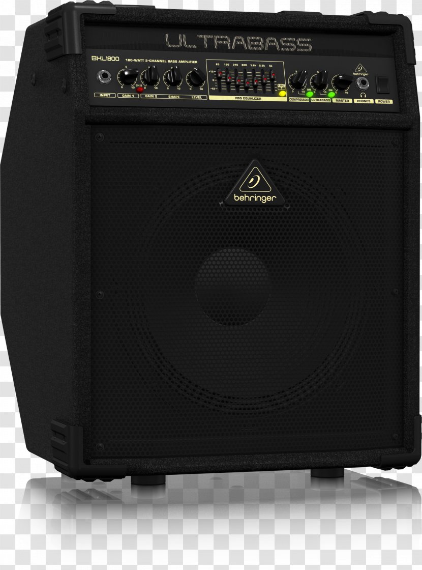 Guitar Amplifier Audio Bass Behringer - Equipment - Amp Transparent PNG