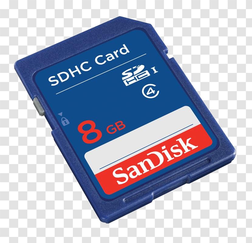 SanDisk Standard SDHC Memory Card Flash Cards Secure Digital - Sdhc - GB Transparent PNG