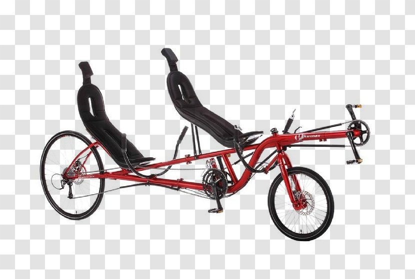 Recumbent Bicycle Tandem Cycling Tricycle - Mode Of Transport - The Bus Transparent PNG