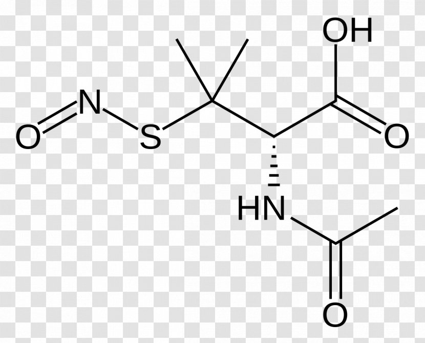 S-Nitroso-N-acetylpenicillamine Chemical Compound Substance Science - Diagram - Ill Transparent PNG