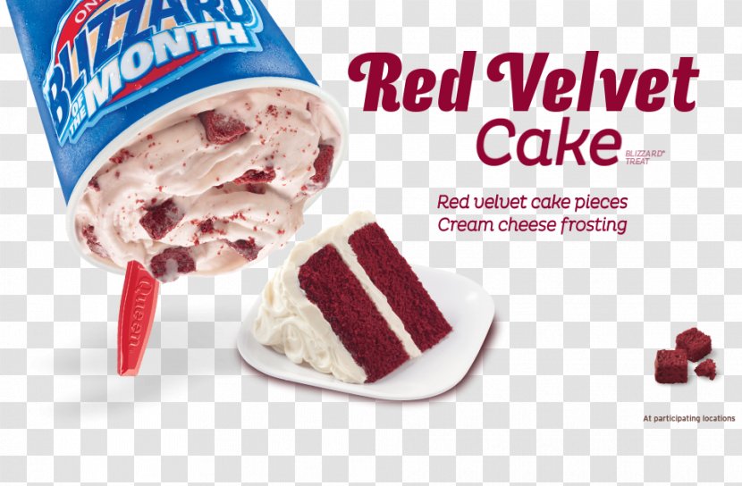 Red Velvet Cake Chocolate Brownie Dairy Queen Cream Pumpkin Pie - Dessert Transparent PNG