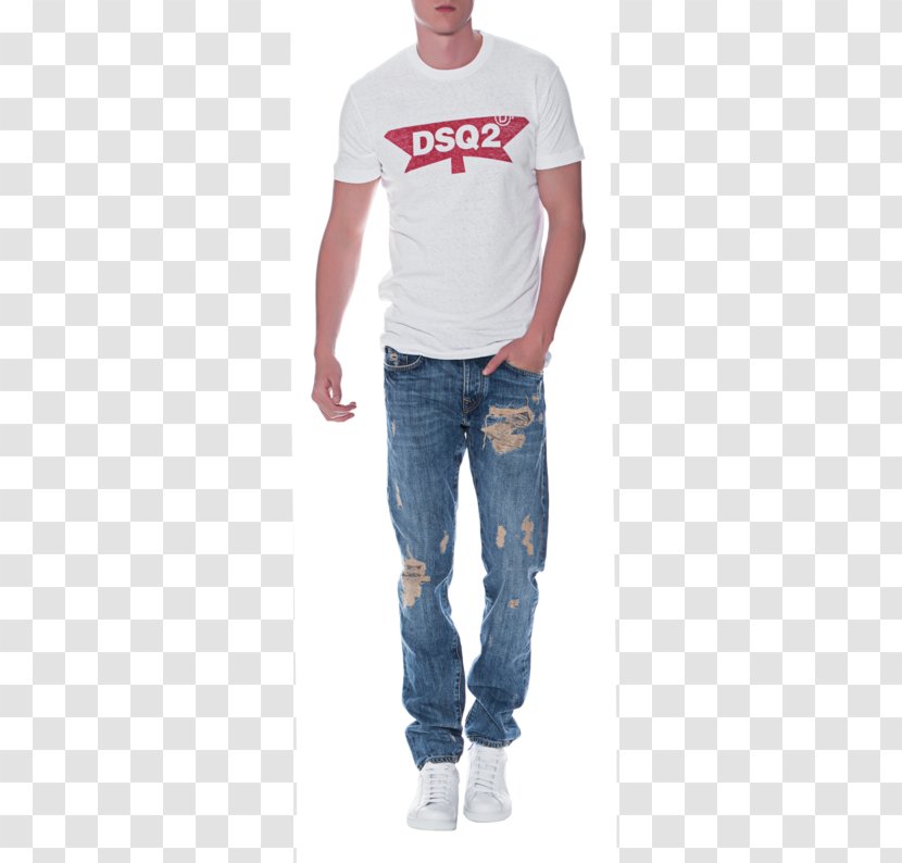 Jeans T-shirt Denim Pocket Sleeve Transparent PNG