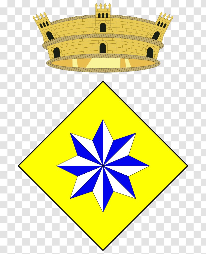 Escut De Manlleu Coat Of Arms La Sénia Catalan - Yellow - Carcaixent Transparent PNG