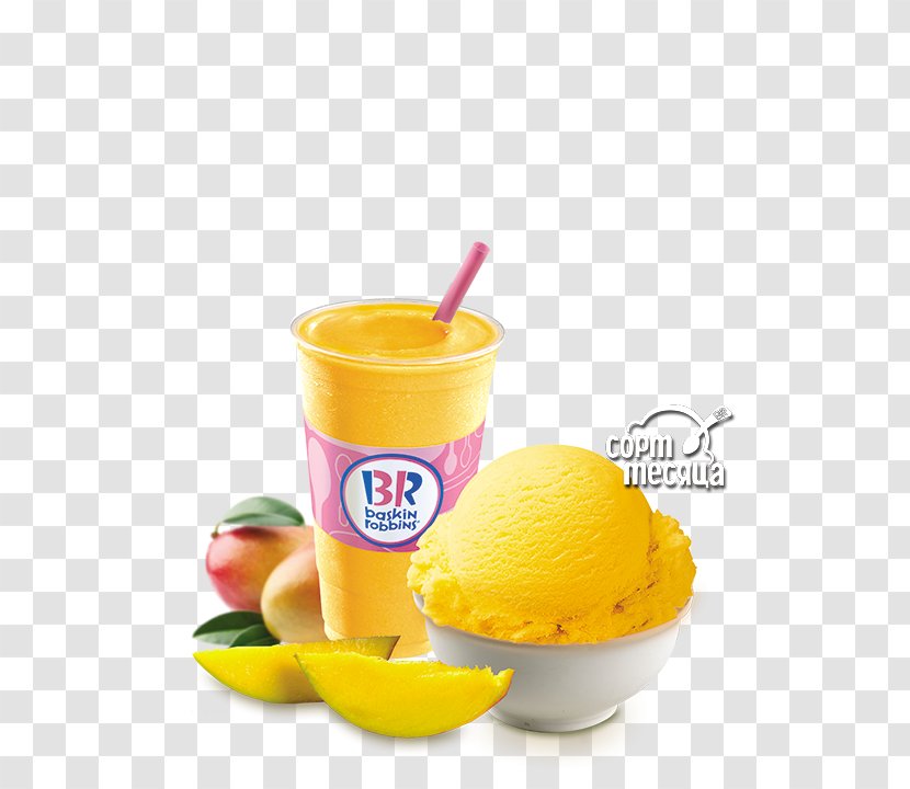 Gelato Sorbetes Ice Cream Orange Drink - Fruit Transparent PNG