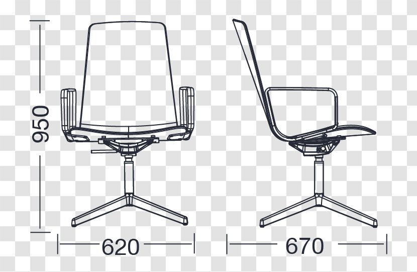 Office & Desk Chairs Table Plastic Armrest Transparent PNG