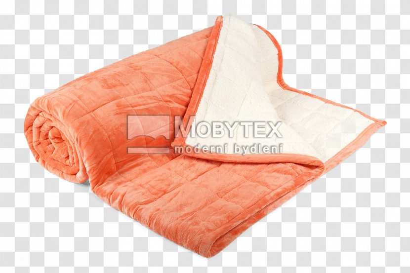 Linens Blanket Microfiber Bed Sheets Textile - Orange Slovensko - Sleep Well Transparent PNG