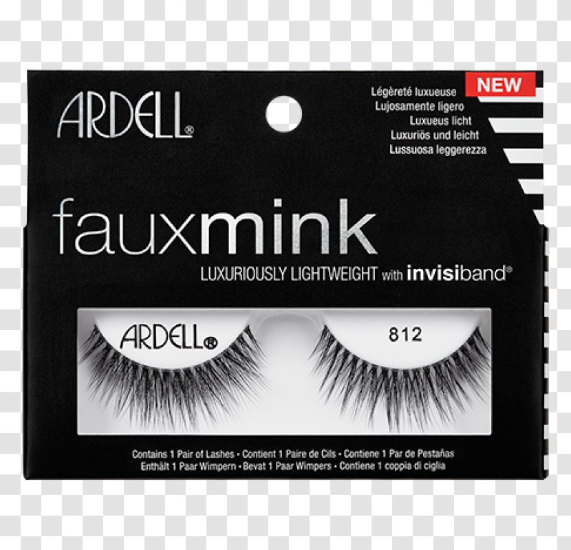 Eyelash Extensions Ardell Faux Mink 811 812 Lashes - Brand - Eye Transparent PNG
