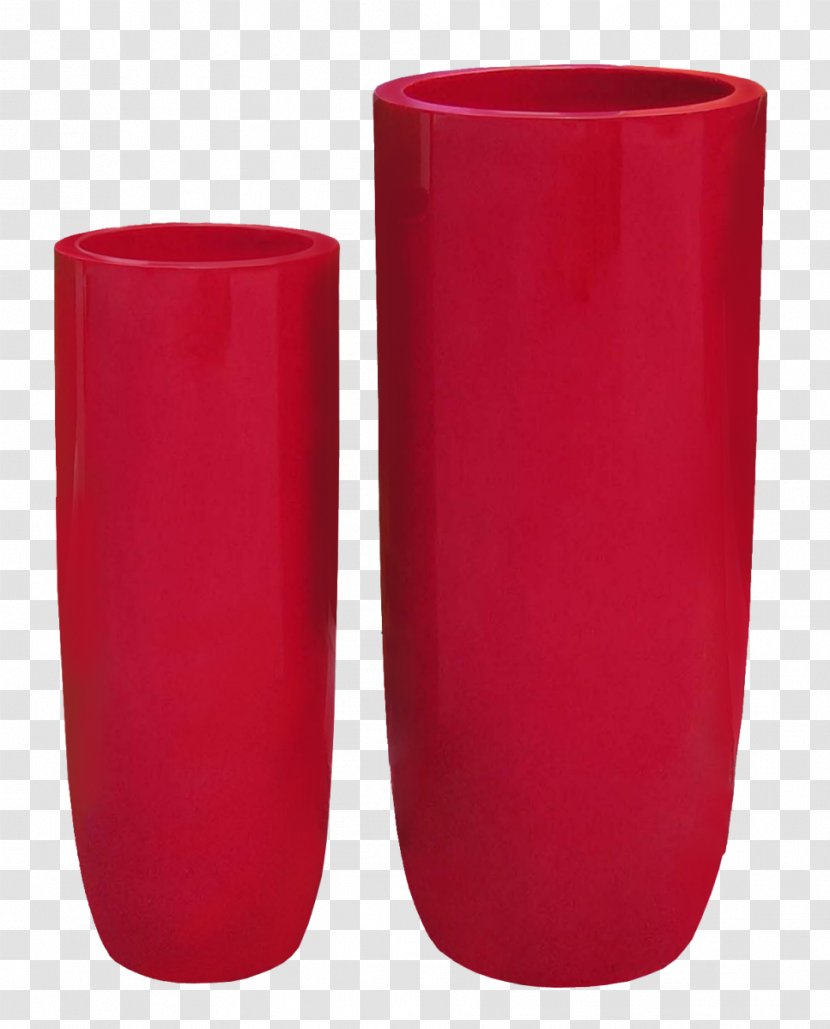 Highball Glass Vase Cylinder Transparent PNG