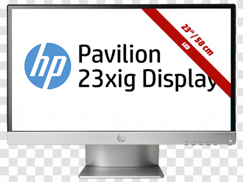 Hewlett-Packard HP Pavilion 23xi IPS Panel 20xi Computer Monitors - Display Device - Hewlett-packard Transparent PNG