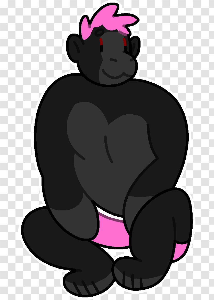 Gorilla Horse Snout Character Clip Art - Bear Transparent PNG