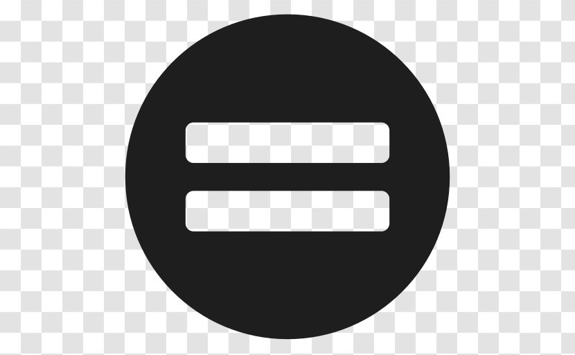 Equals Sign Equality Symbol - Logo - Geomentry Transparent PNG