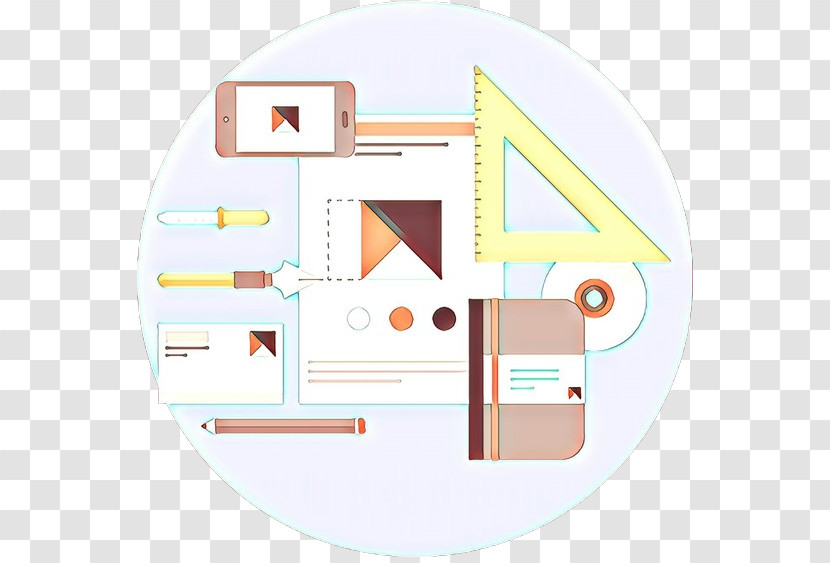 Line Circle Triangle House Transparent PNG