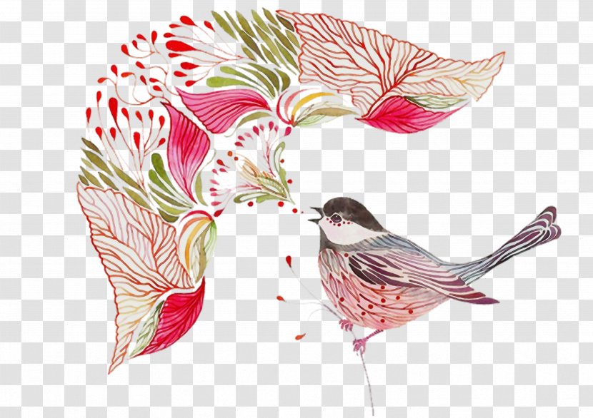 Hummingbird - Drawing - Perching Bird Transparent PNG