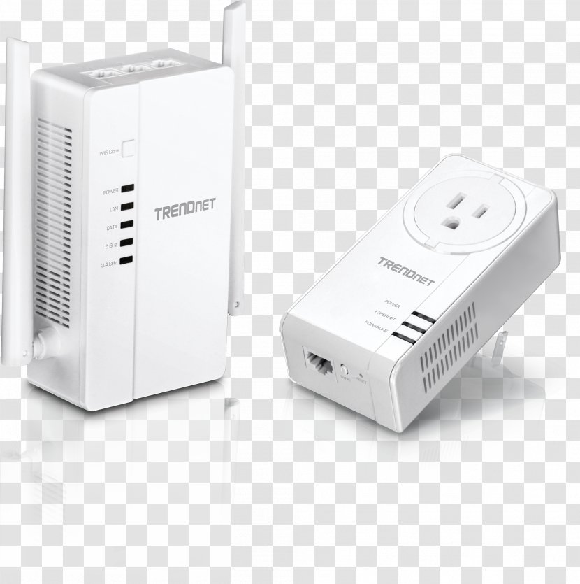Power-line Communication Wi-Fi TRENDnet Wireless Access Points - Network Switch - Trendnet Transparent PNG