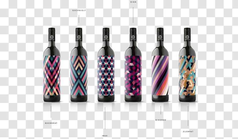 Glass Bottle Wine Liqueur - Brand - Packaging Transparent PNG