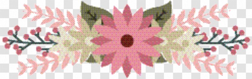 Pink Flower Cartoon - Floral Design - Plant Transparent PNG