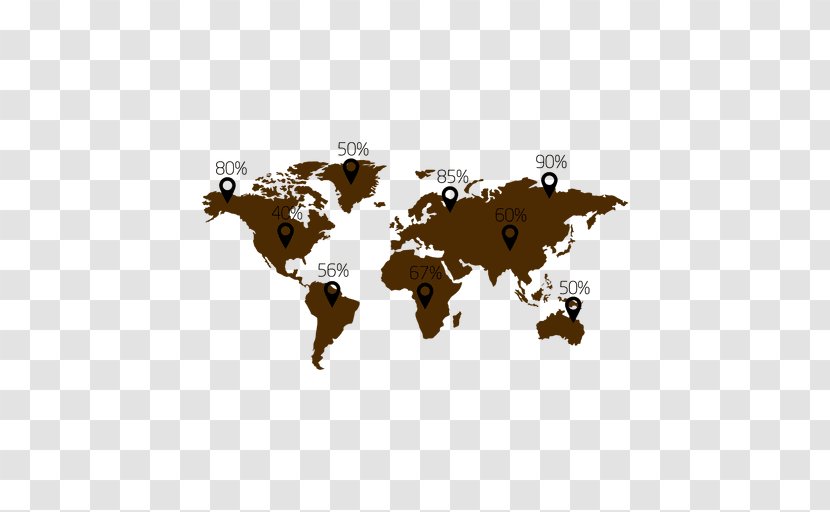 Globe World Map - Pictogram Transparent PNG