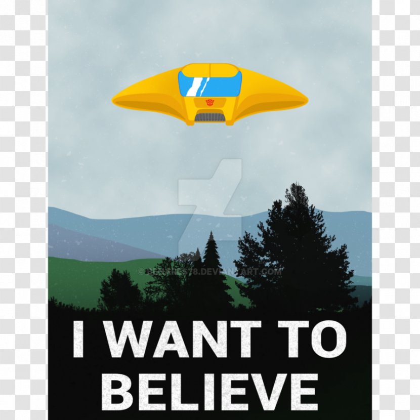Fox Mulder The X-Files Poster Television Show Film - Xfiles - I Want To Believe Transparent PNG