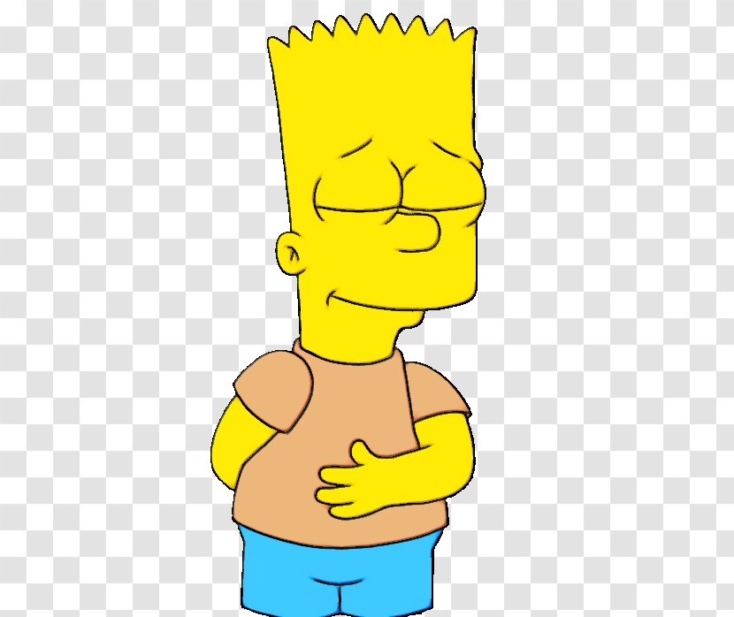 Homer Simpson Lisa Bart Actor Hero - Yellow - Pleased Transparent PNG