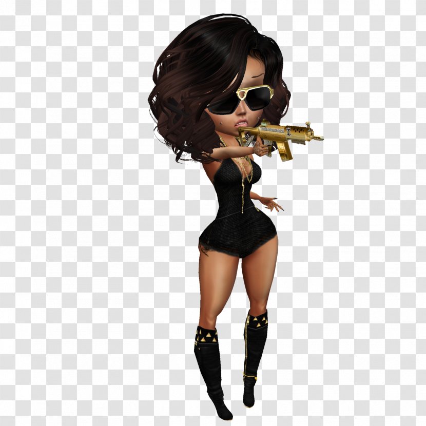 Brown Hair Costume - Avatares Imvu Transparent PNG