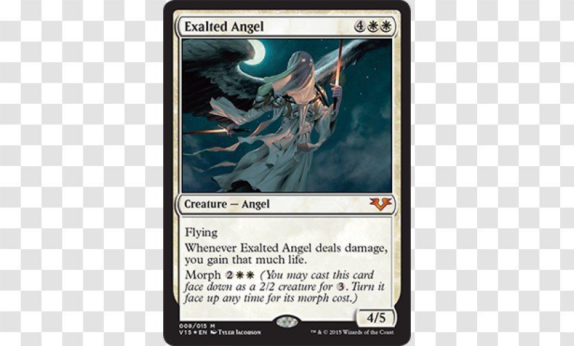 Magic: The Gathering From Vault: Angels Playing Card Exalted Angel Wizards Of Coast - Technology - Masters Vaults Transparent PNG