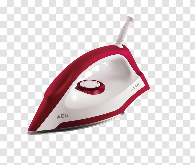 AEG Clothes Iron Electrolux Rojo Blanco Stainless Steel - Home Appliance - Red Watermelon Transparent PNG