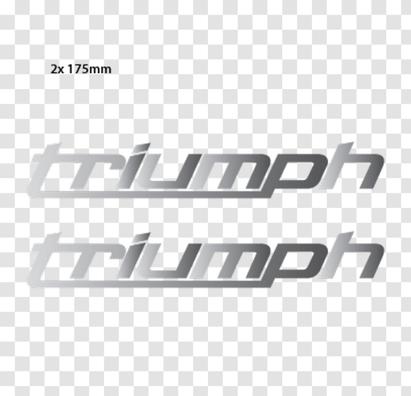 Logo Brand Emblem Triumph Motorcycles Ltd Decal - Sticker - Chrome Transparent PNG