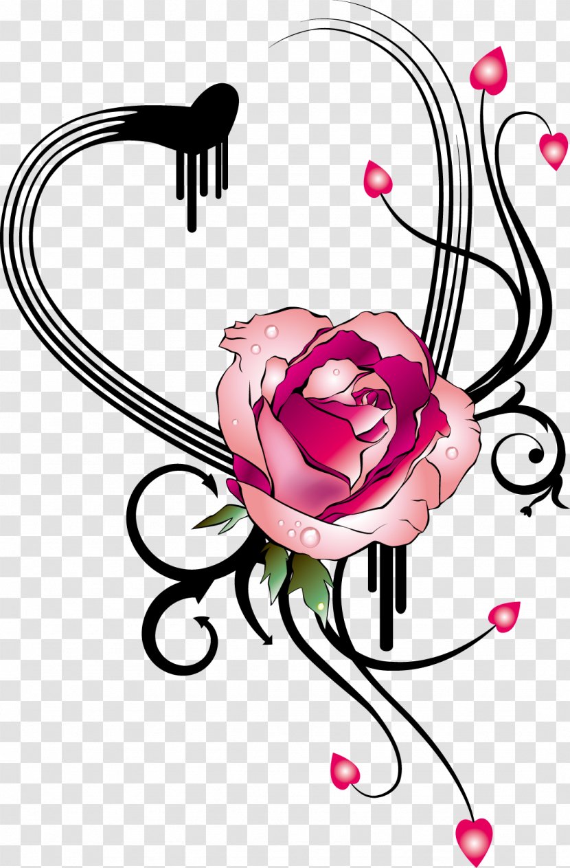 Image Drawing Desktop Wallpaper Heart - Plant - P Transparent PNG