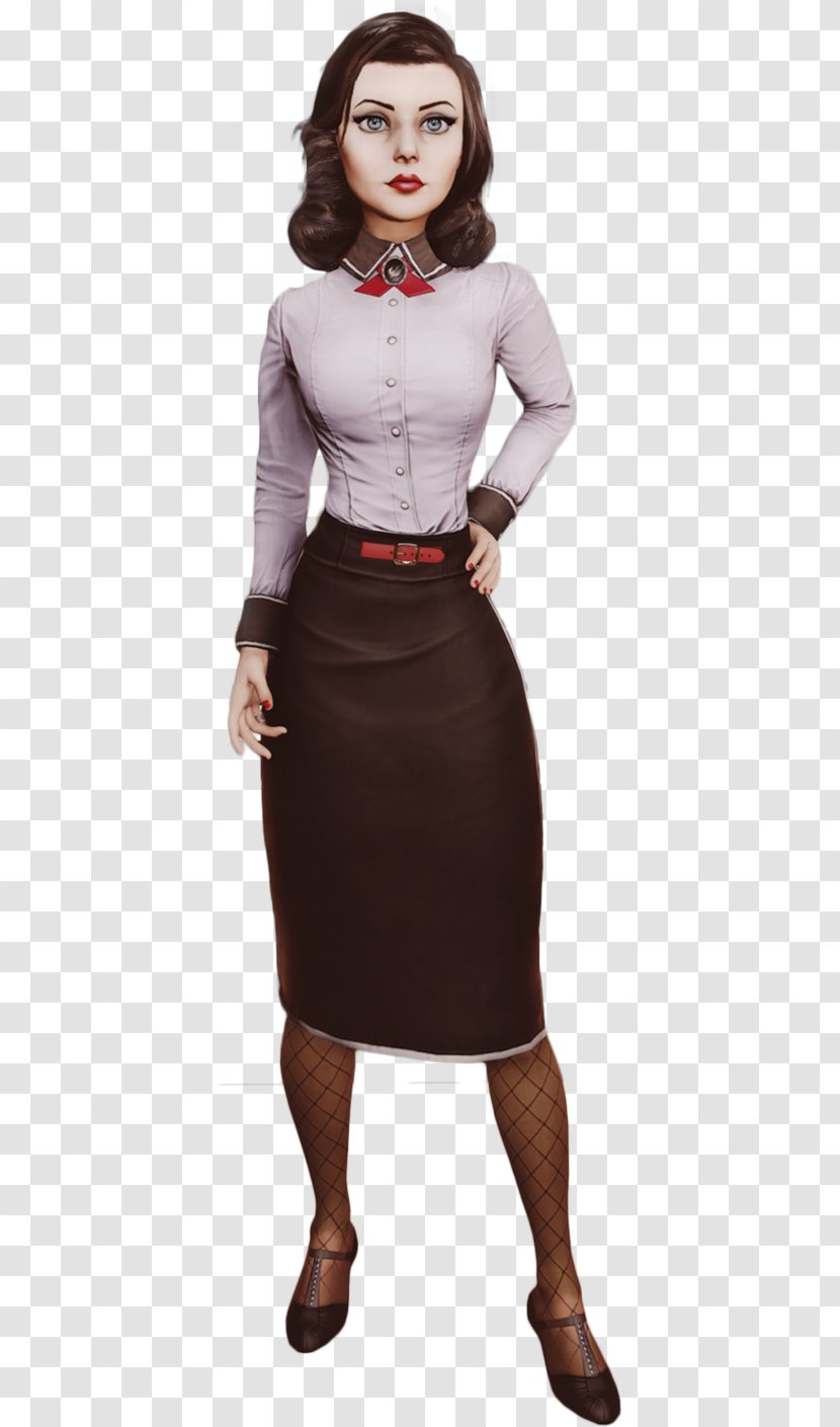 BioShock Infinite: Burial At Sea Elizabeth Rapture Video Game - Costume - Model Figure Transparent PNG