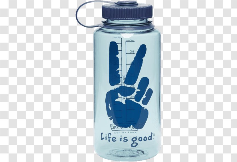 Water Bottles Camping Glass Bottle Life Is Good Company Transparent PNG