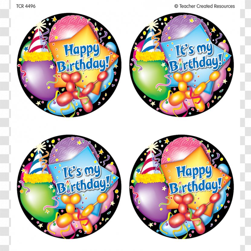 Balloon Birthday Badge Clothing Award Transparent PNG