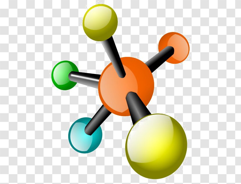 Clip Art Molecule Openclipart Free Content Chemistry - Orange - Symbol Transparent PNG