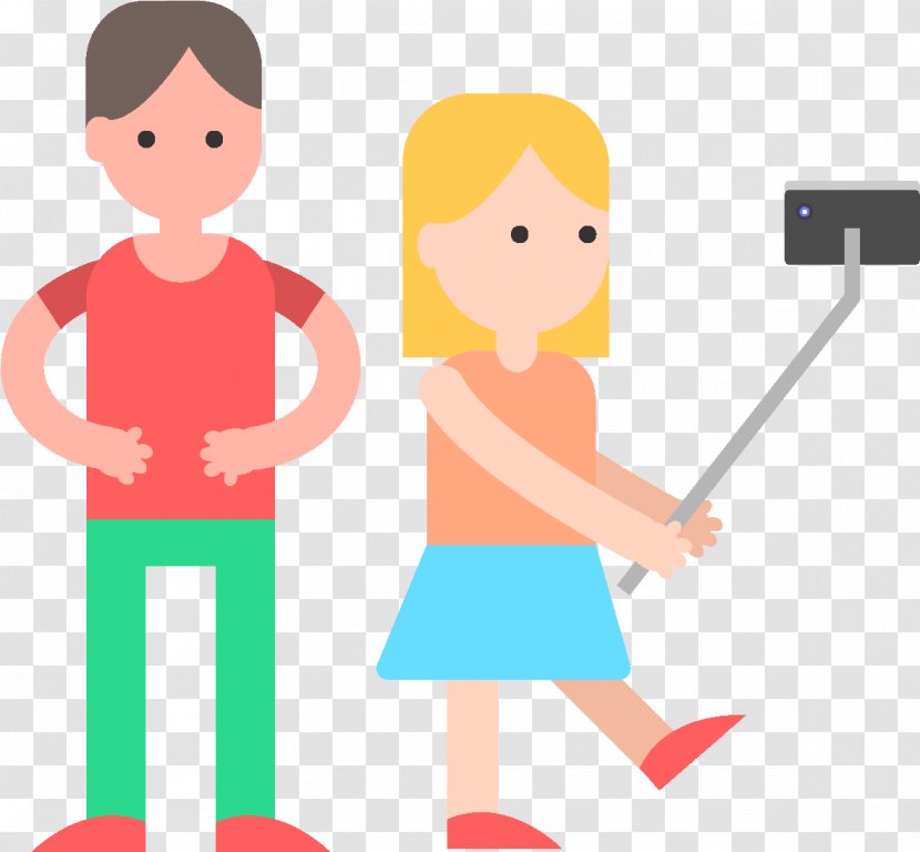 Child Cartoon - Silhouette - Selfie Transparent PNG