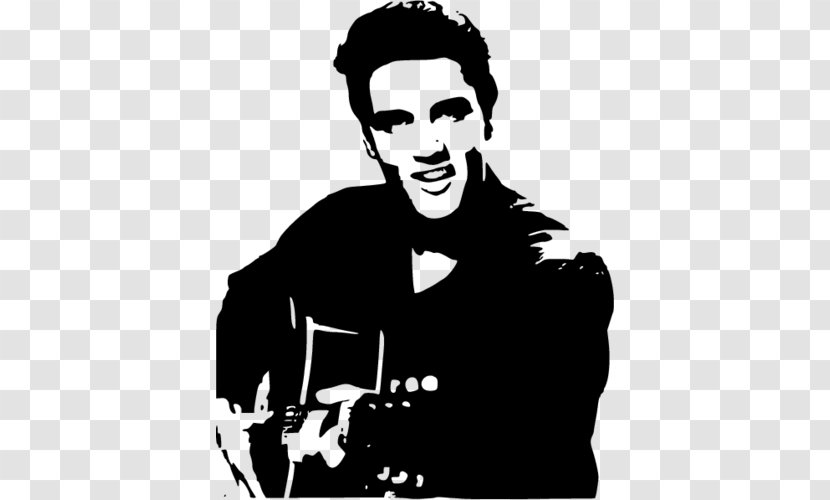 Elvis Presley Wall Decal Sticker Rock & Roll - Silhouette - Tree Transparent PNG