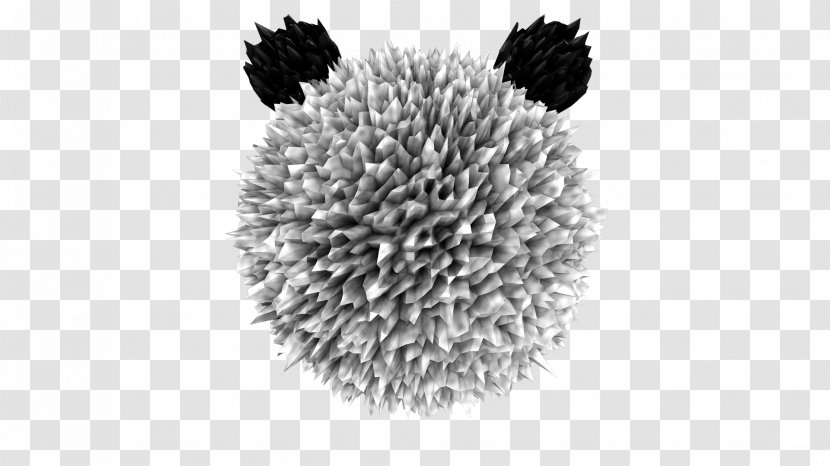 Black And White Hedgehog Monochrome Photography - Low Poly Transparent PNG