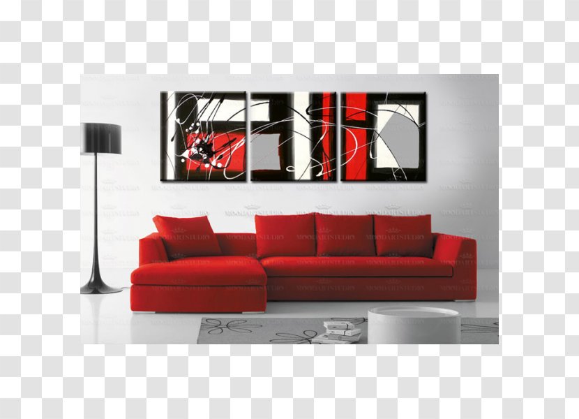 Red Abstract Art Painting Monochrome Photography - Oil Transparent PNG