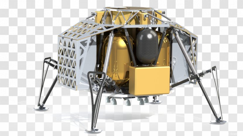 PTScientists Lunar Lander Moon Vodafone - Landing Transparent PNG