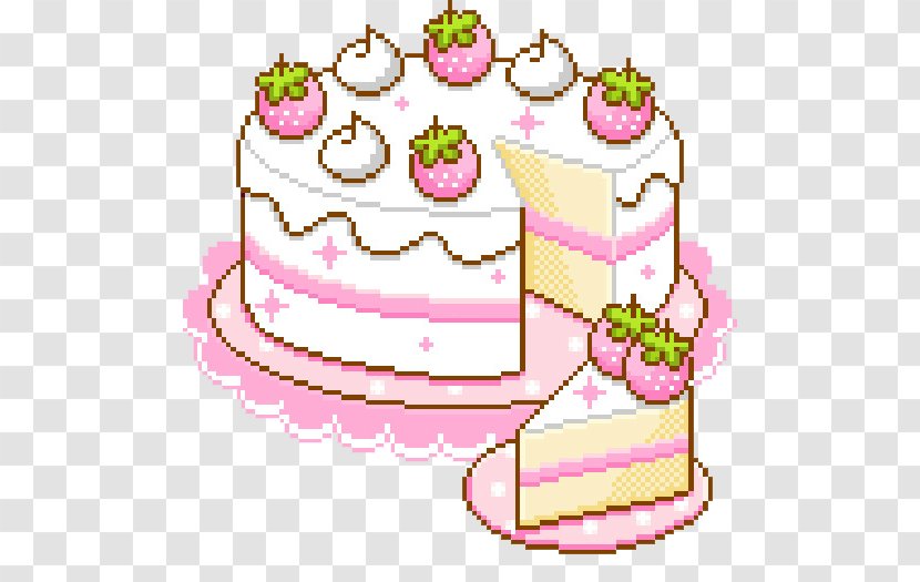 Birthday Cake Strawberry Cream Shortcake - Food Transparent PNG