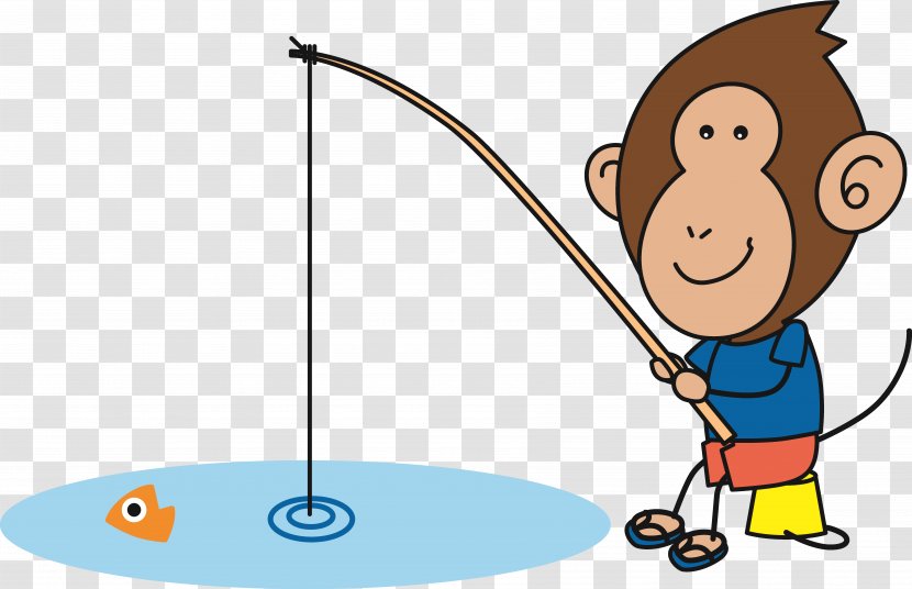 Angling Monkey Sport Clip Art - Homo Sapiens - Axn Transparent PNG